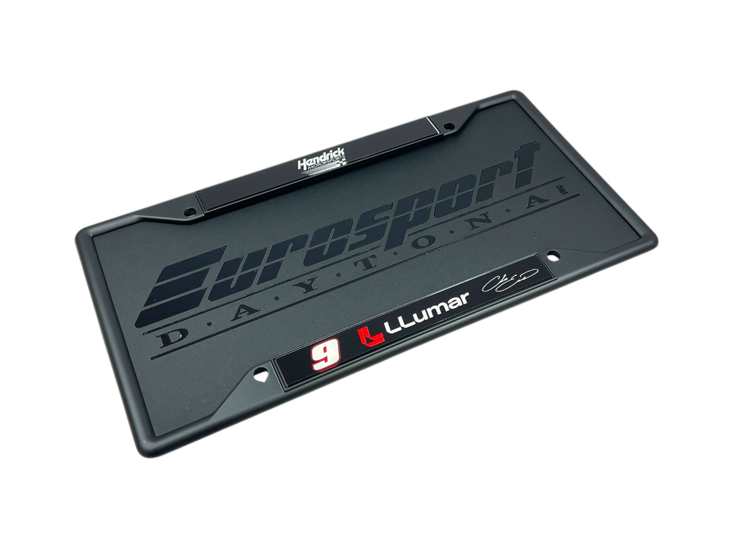 Chase Elliott #9 LLumar Black License Plate Frame