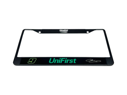 Chase Elliott #9 UniFirst Black License Plate Frame