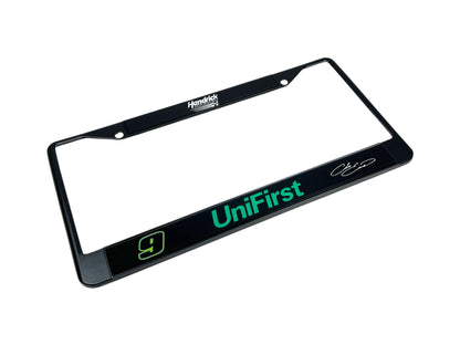 Chase Elliott #9 UniFirst Black License Plate Frame