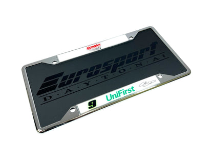 Chase Elliott #9 UniFirst Chrome License Plate Frame
