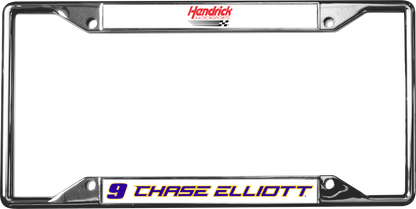 Chase Elliott #9 NAPA Chrome License Plate Frame