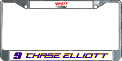Chase Elliott #9 NAPA Chrome License Plate Frame