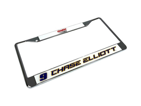 Chase Elliott #9 NAPA Chrome License Plate Frame – Hendrick