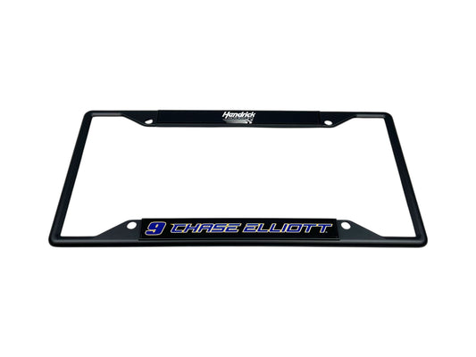 Chase Elliott #9 NAPA Name Rail Black License Plate Frame