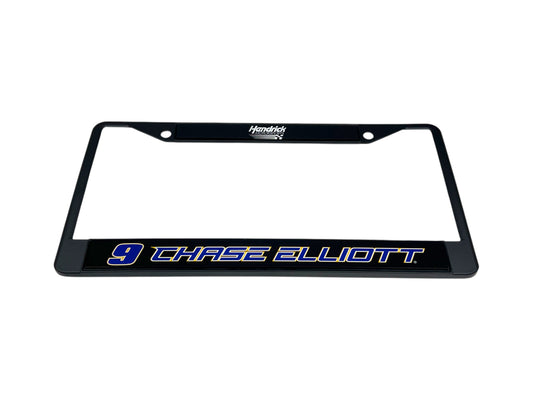 Chase Elliott #9 NAPA Name Rail Black License Plate Frame