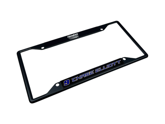 Chase Elliott #9 NAPA Name Rail Black License Plate Frame