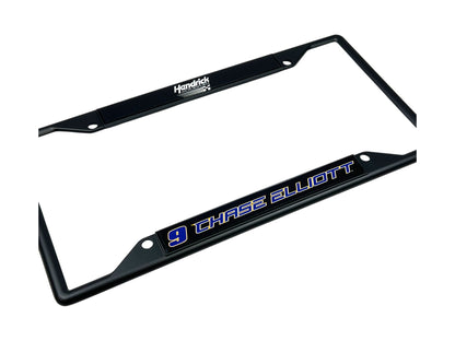 Chase Elliott #9 NAPA Name Rail Black License Plate Frame