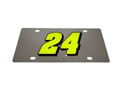 William Byron #24 Raptor Stainless Steel License Plate