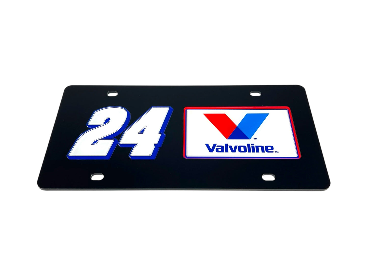 William Byron #24 Valvoline Acrylic License Plate