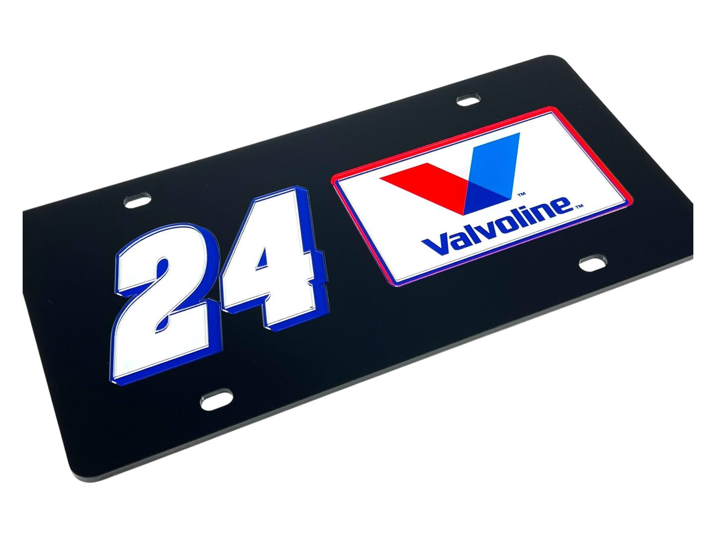 William Byron #24 Valvoline Acrylic License Plate
