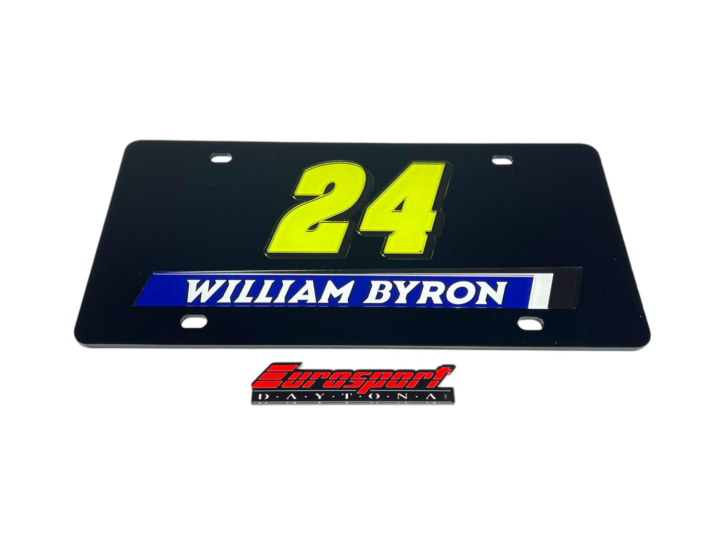 William Byron #24 Raptor Acrylic License Plate