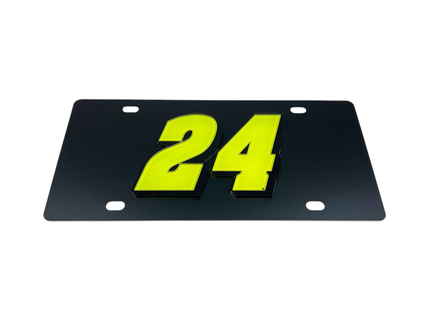 William Byron #24 Raptor Carbon Steel License Plate