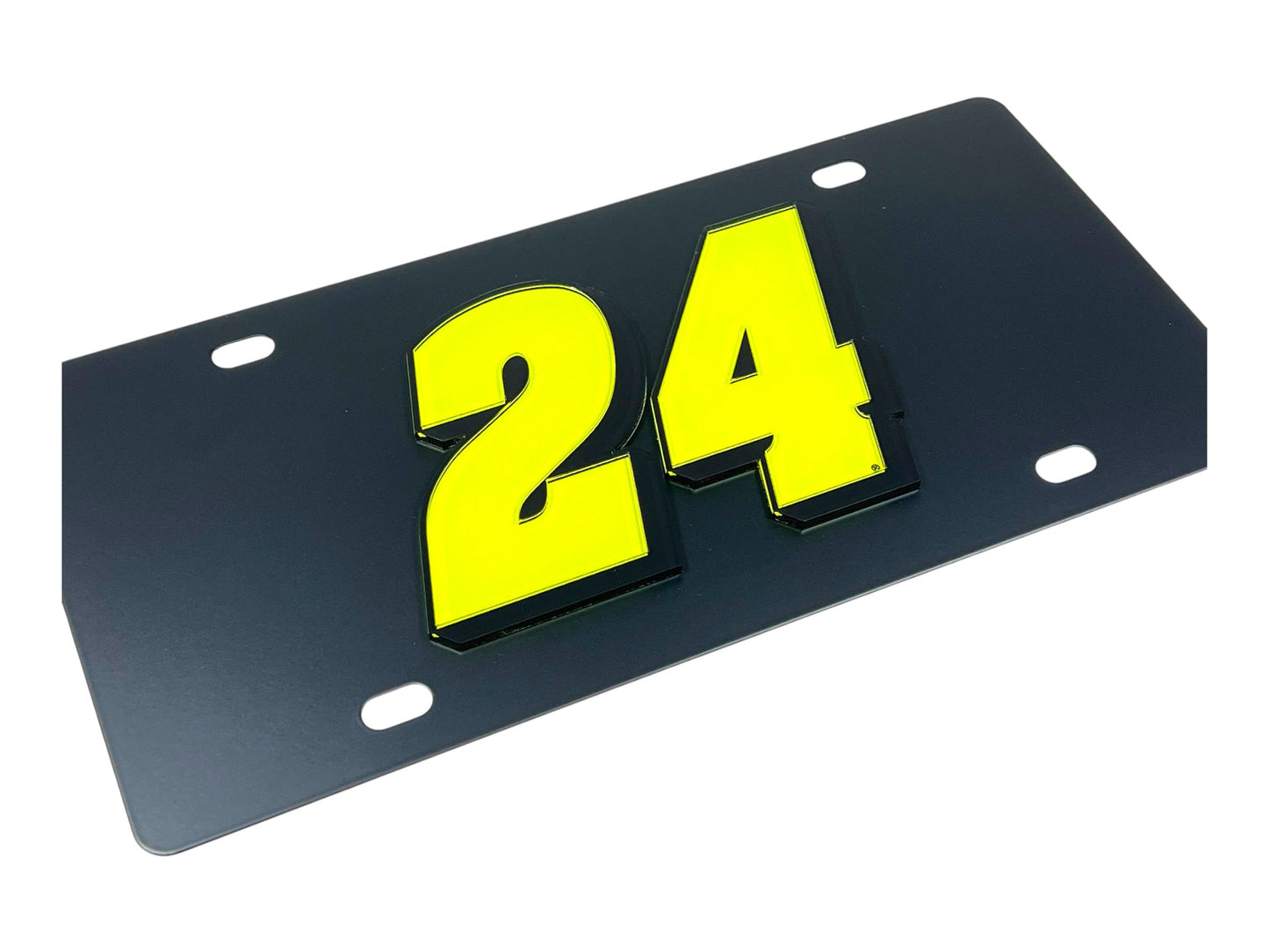 William Byron #24 Raptor Carbon Steel License Plate