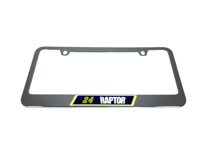 William Byron #24 Raptor Chrome License Plate Frame