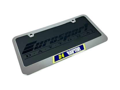 William Byron #24 Raptor Chrome License Plate Frame