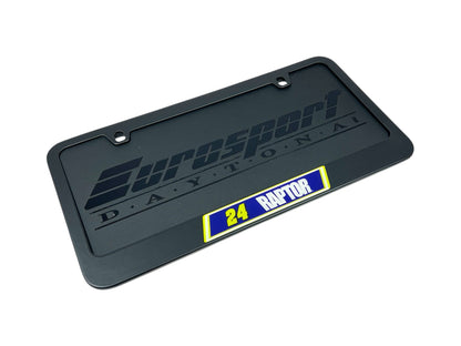 William Byron #24 Raptor Black License Plate Frame