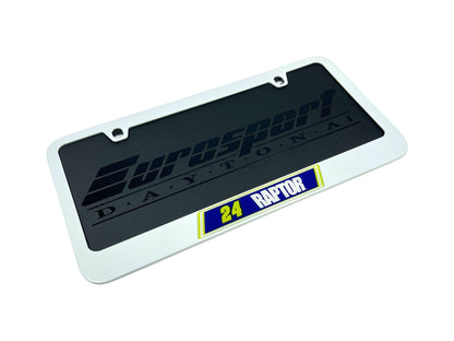William Byron #24 Raptor White License Plate Frame