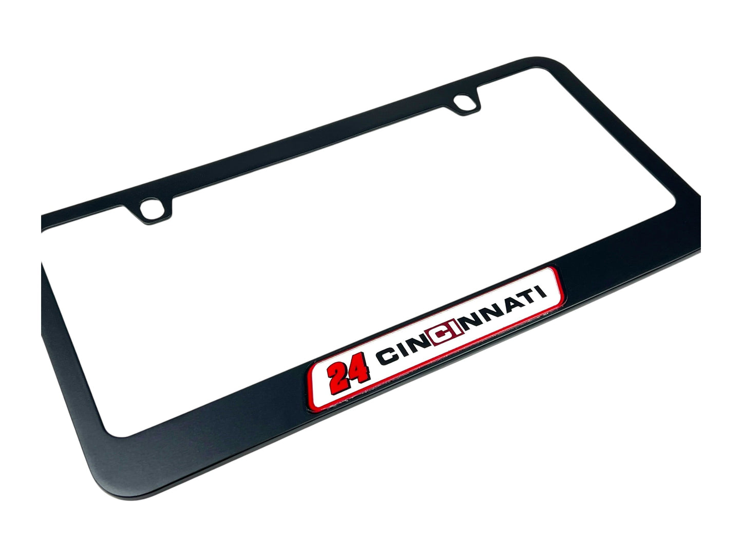 William Byron #24 Cincinnati Black License Plate Frame