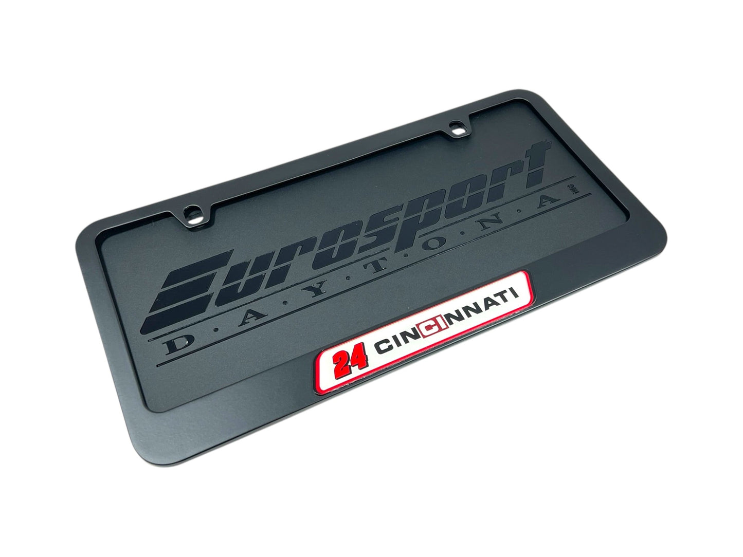 William Byron #24 Cincinnati Black License Plate Frame