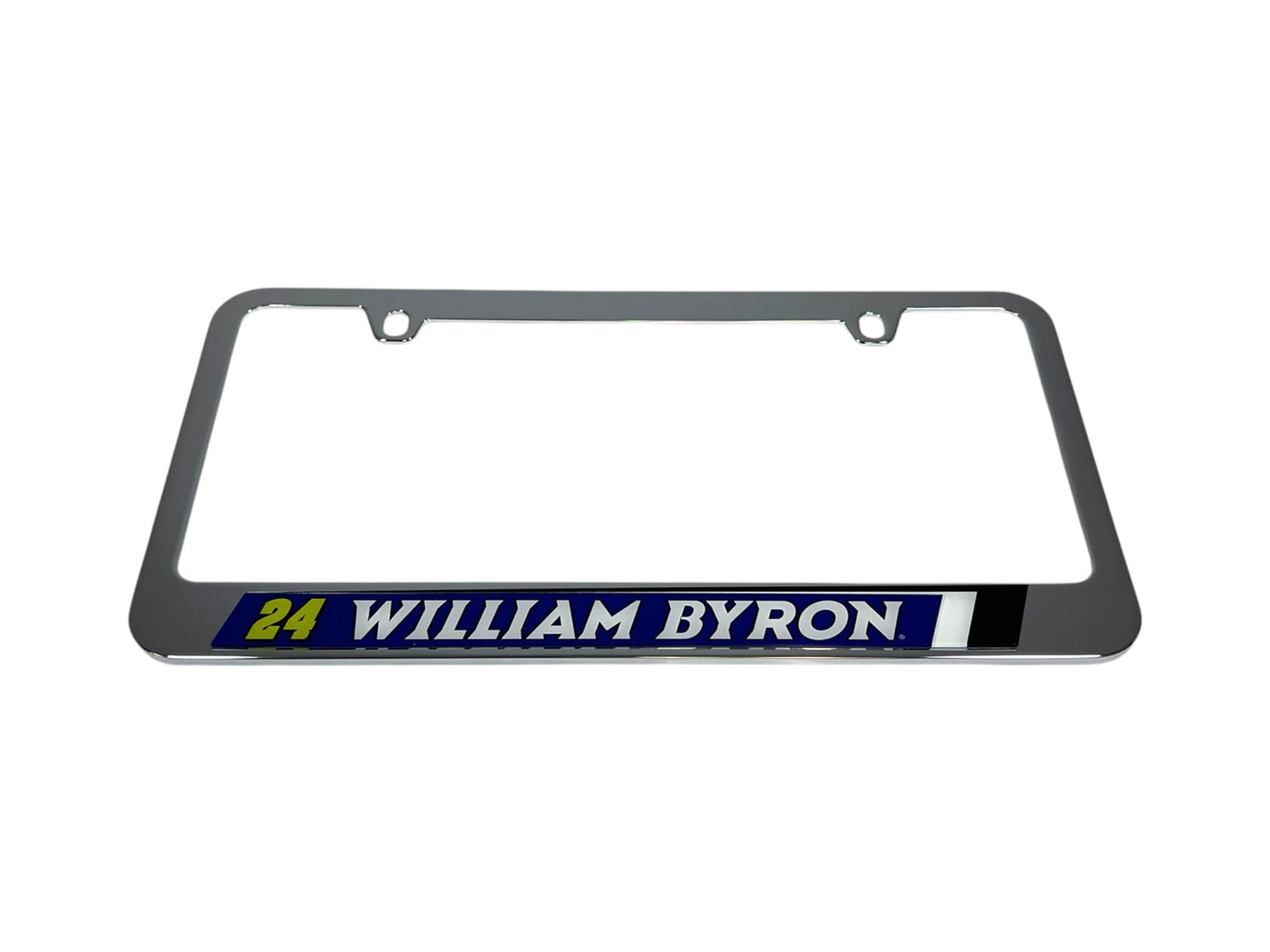 William Byron #24 Raptor Chrome License Plate Frame