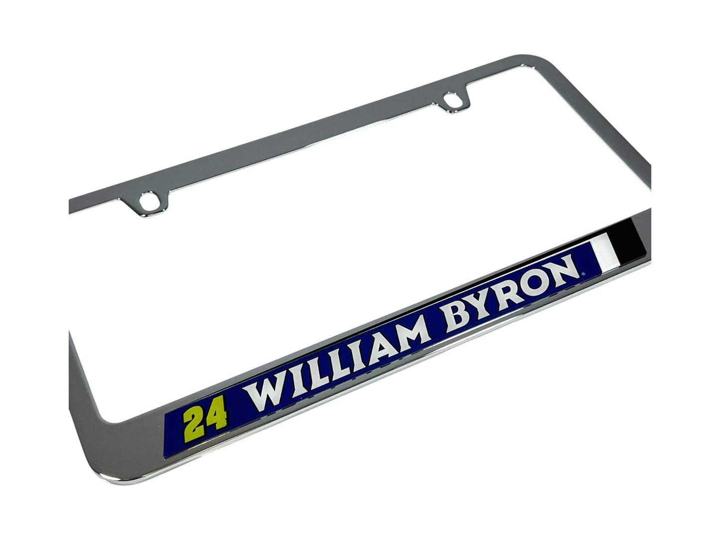 William Byron #24 Raptor Chrome License Plate Frame