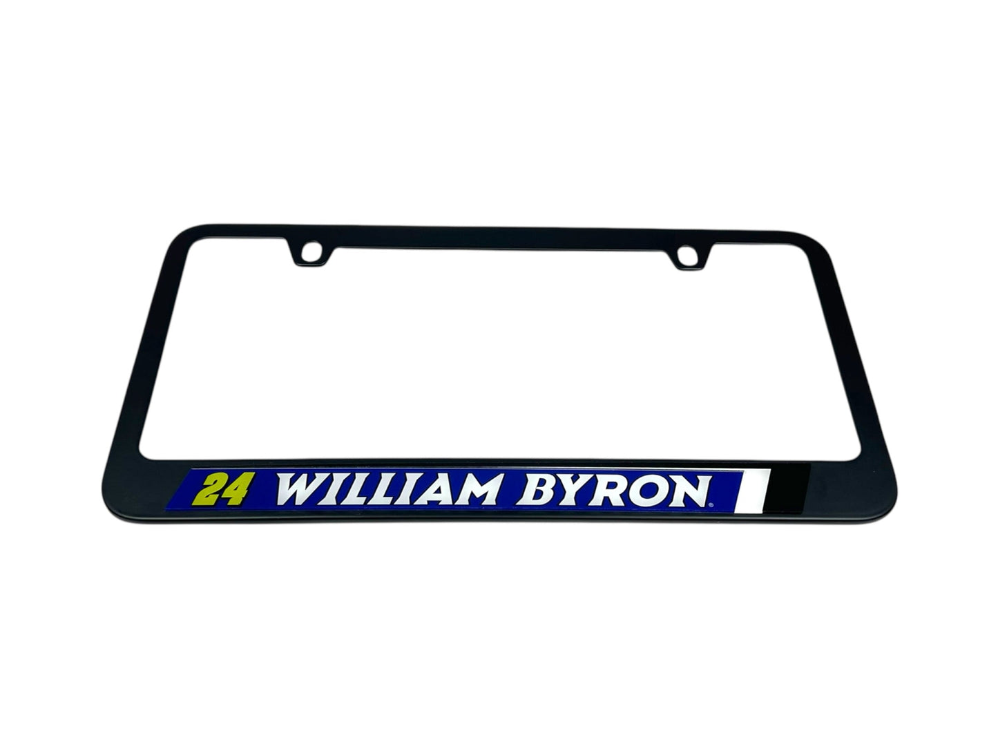 William Byron #24 Raptor Black License Plate Frame