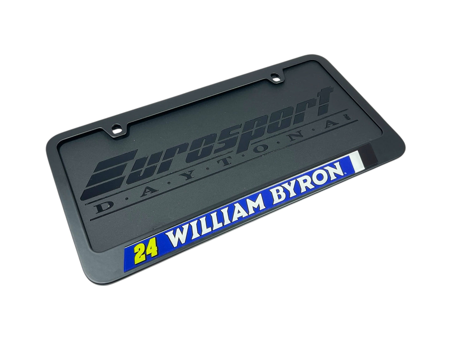 William Byron #24 Raptor Black License Plate Frame