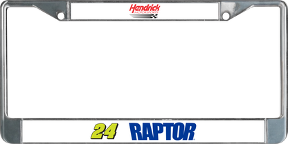 William Byron #24 Raptor Chrome License Plate Frame