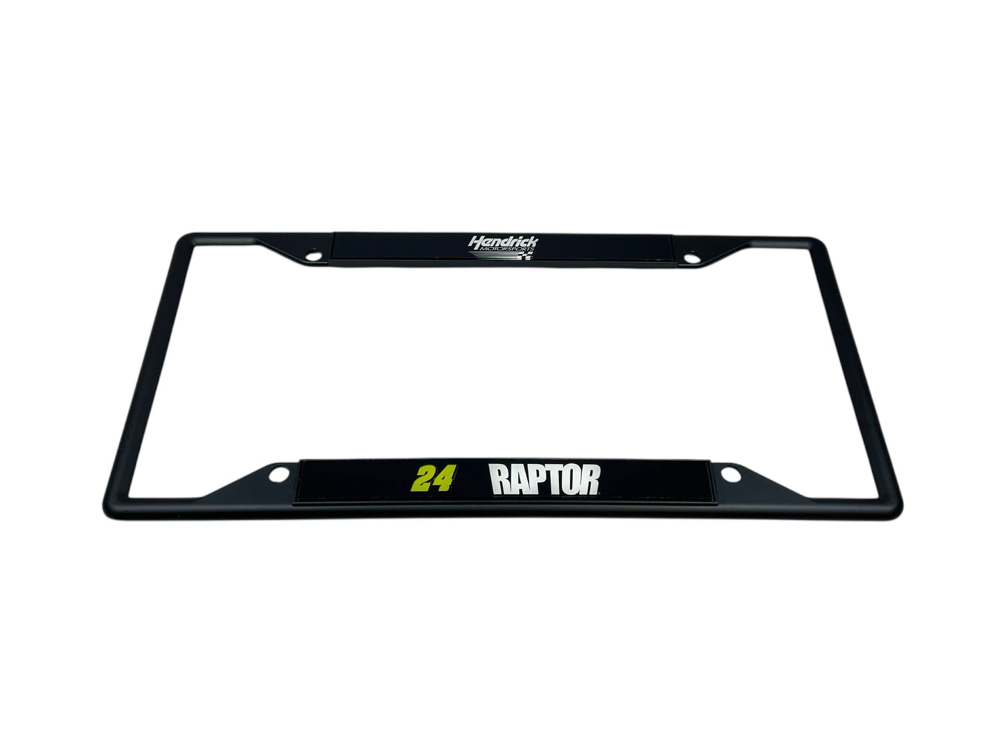 William Byron #24 Raptor Black License Plate Frame