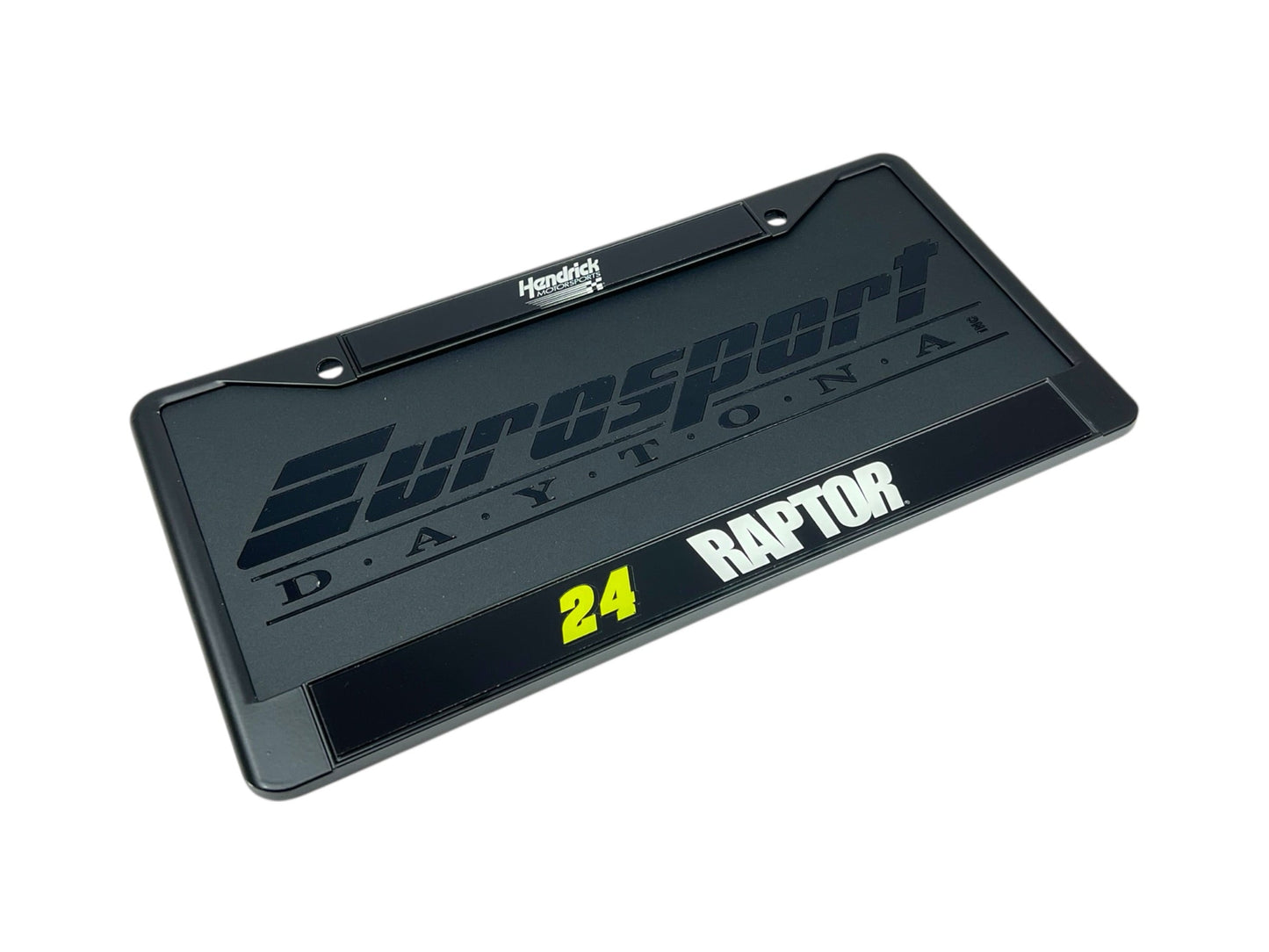 William Byron #24 Raptor Black License Plate Frame
