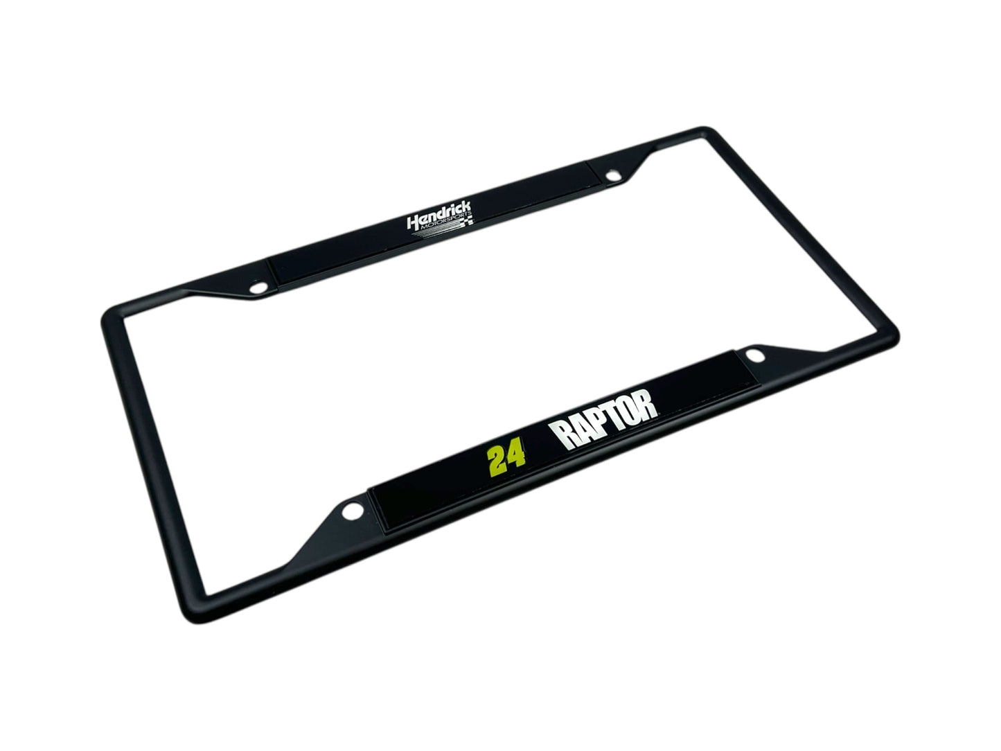 William Byron #24 Raptor Black License Plate Frame