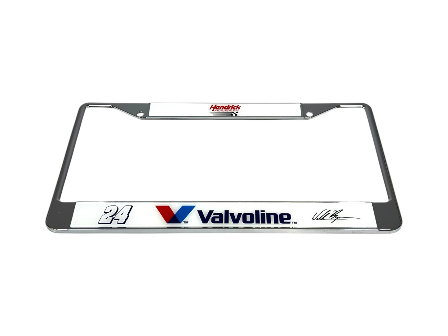 William Byron #24 Valvoline Chrome License Plate Frame