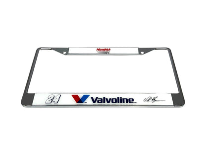 William Byron #24 Valvoline Chrome License Plate Frame