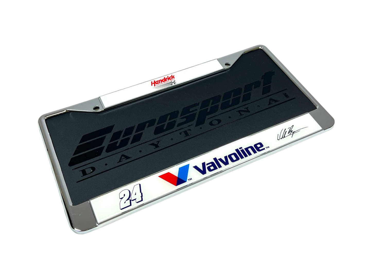 William Byron #24 Valvoline Chrome License Plate Frame