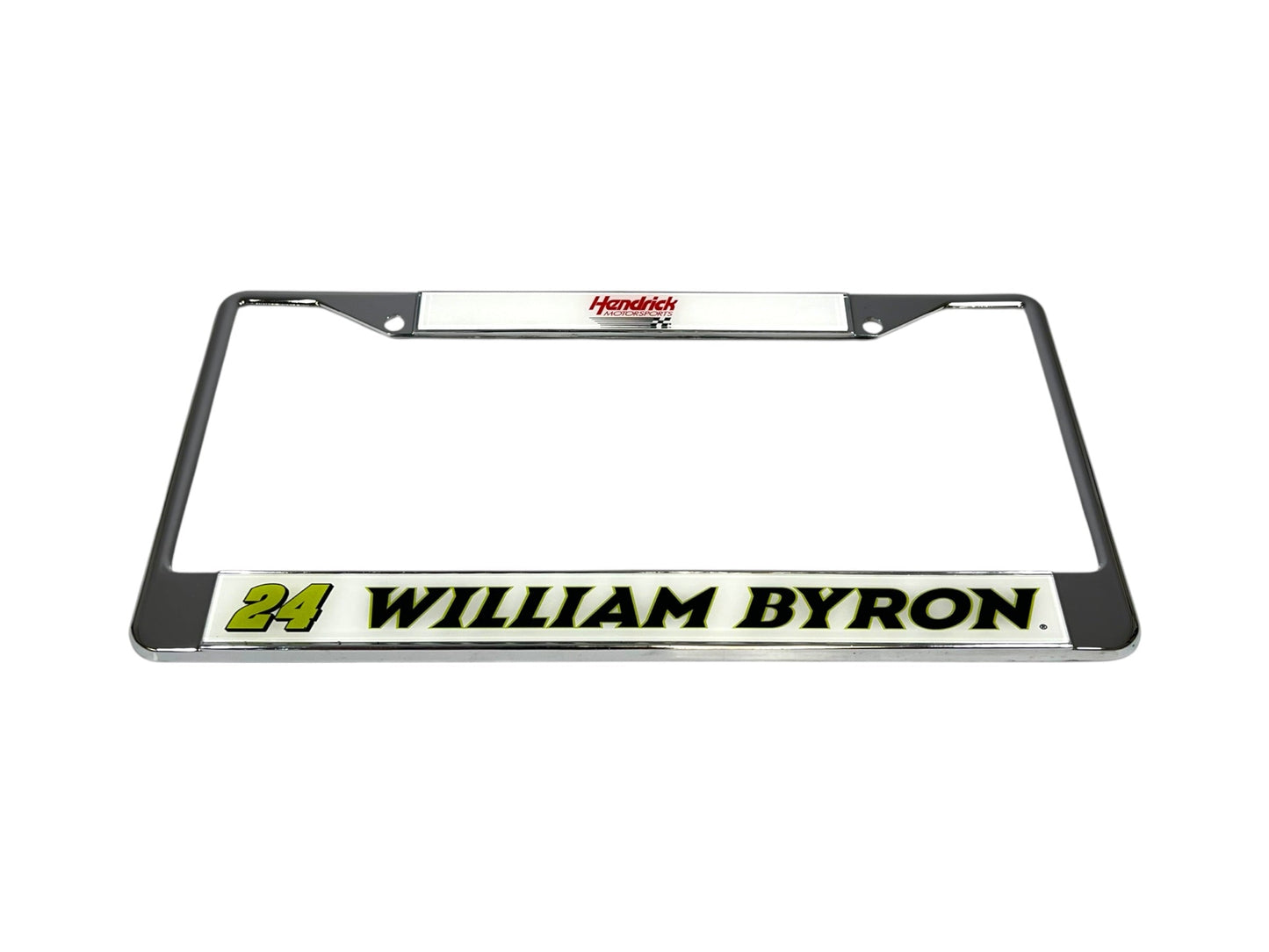 William Byron #24 Raptor Chrome License Plate Frame