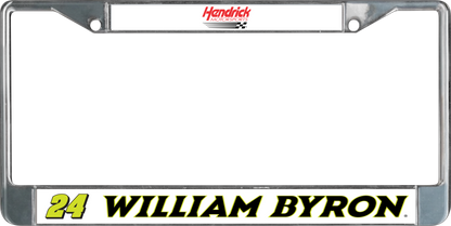 William Byron #24 Raptor Chrome License Plate Frame