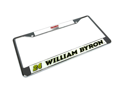 William Byron #24 Raptor Chrome License Plate Frame