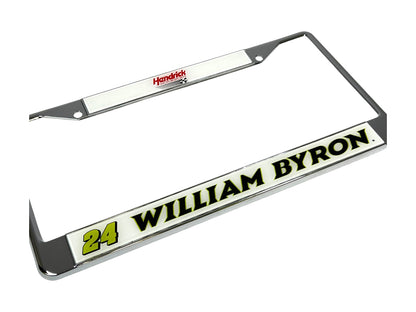 William Byron #24 Raptor Chrome License Plate Frame