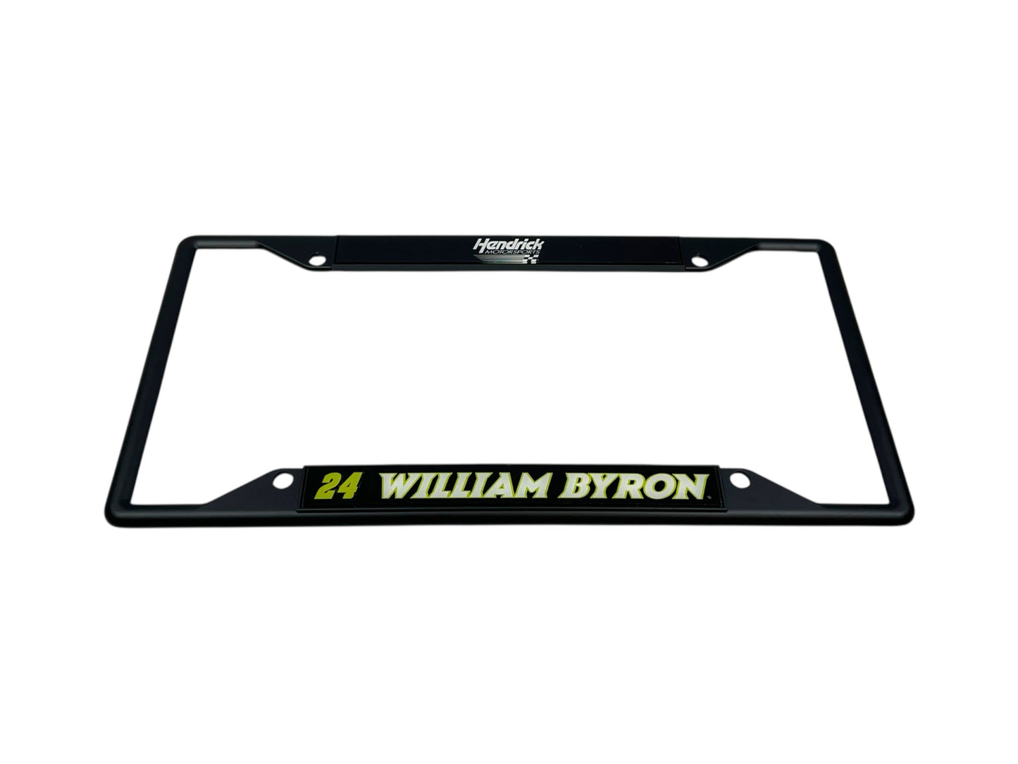 William Byron #24 Raptor Black License Plate Frame