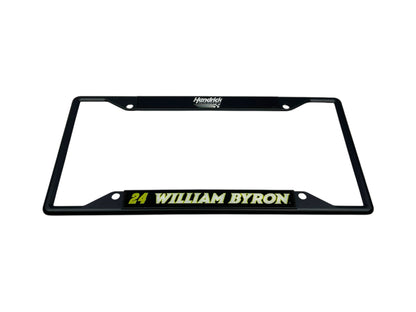 William Byron #24 Raptor Black License Plate Frame