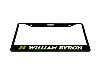 William Byron #24 Raptor Black License Plate Frame