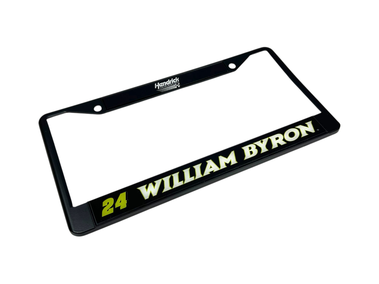 William Byron #24 Raptor Black License Plate Frame