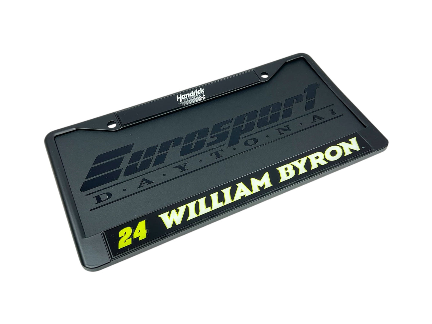 William Byron #24 Raptor Black License Plate Frame