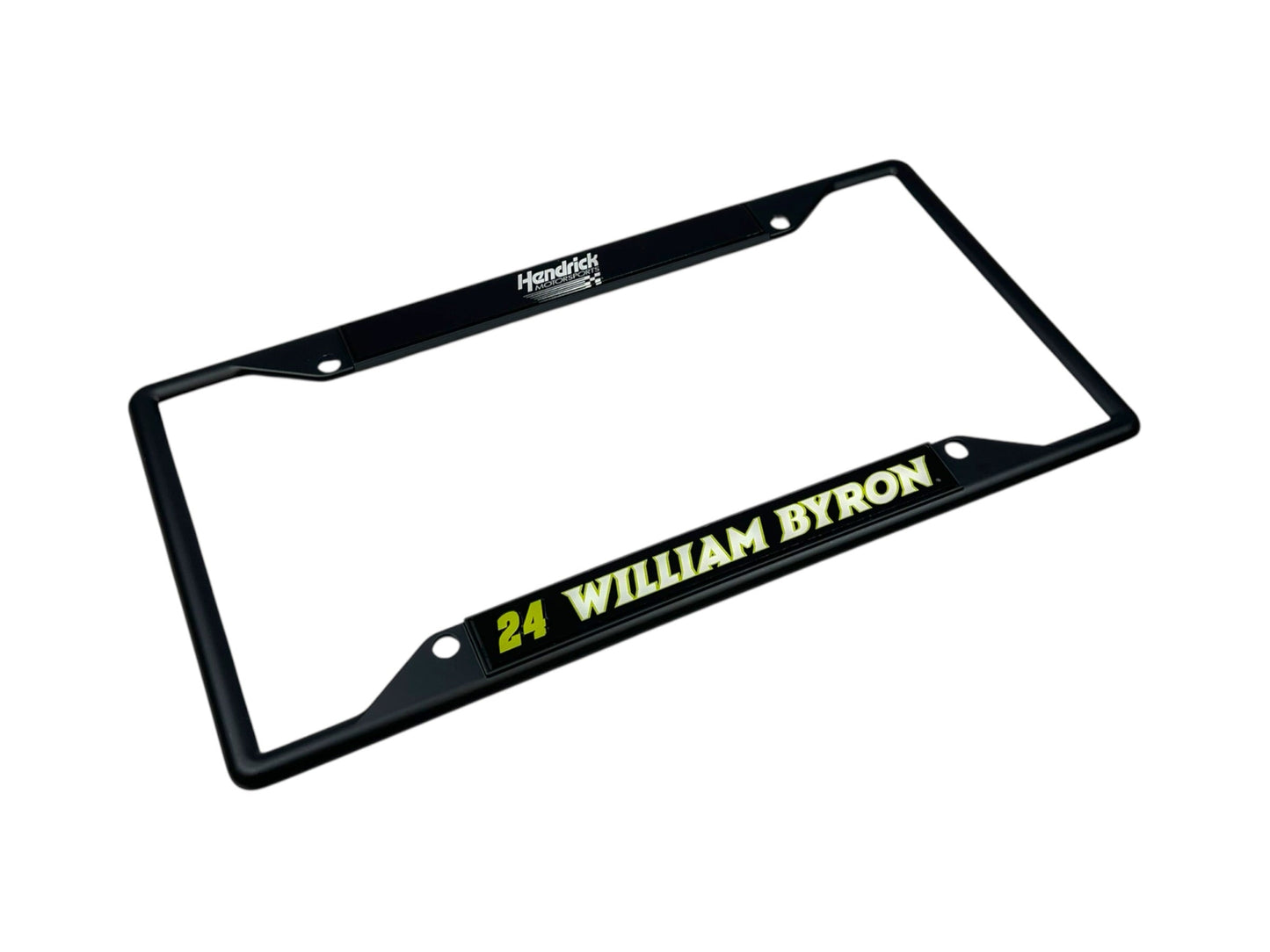 William Byron #24 Raptor Black License Plate Frame