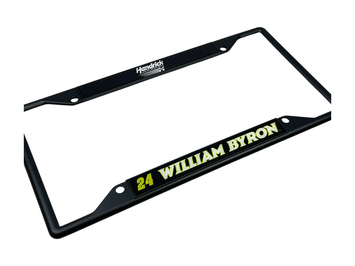 William Byron #24 Raptor Black License Plate Frame