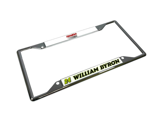 William Byron #24 Raptor Chrome License Plate Frame