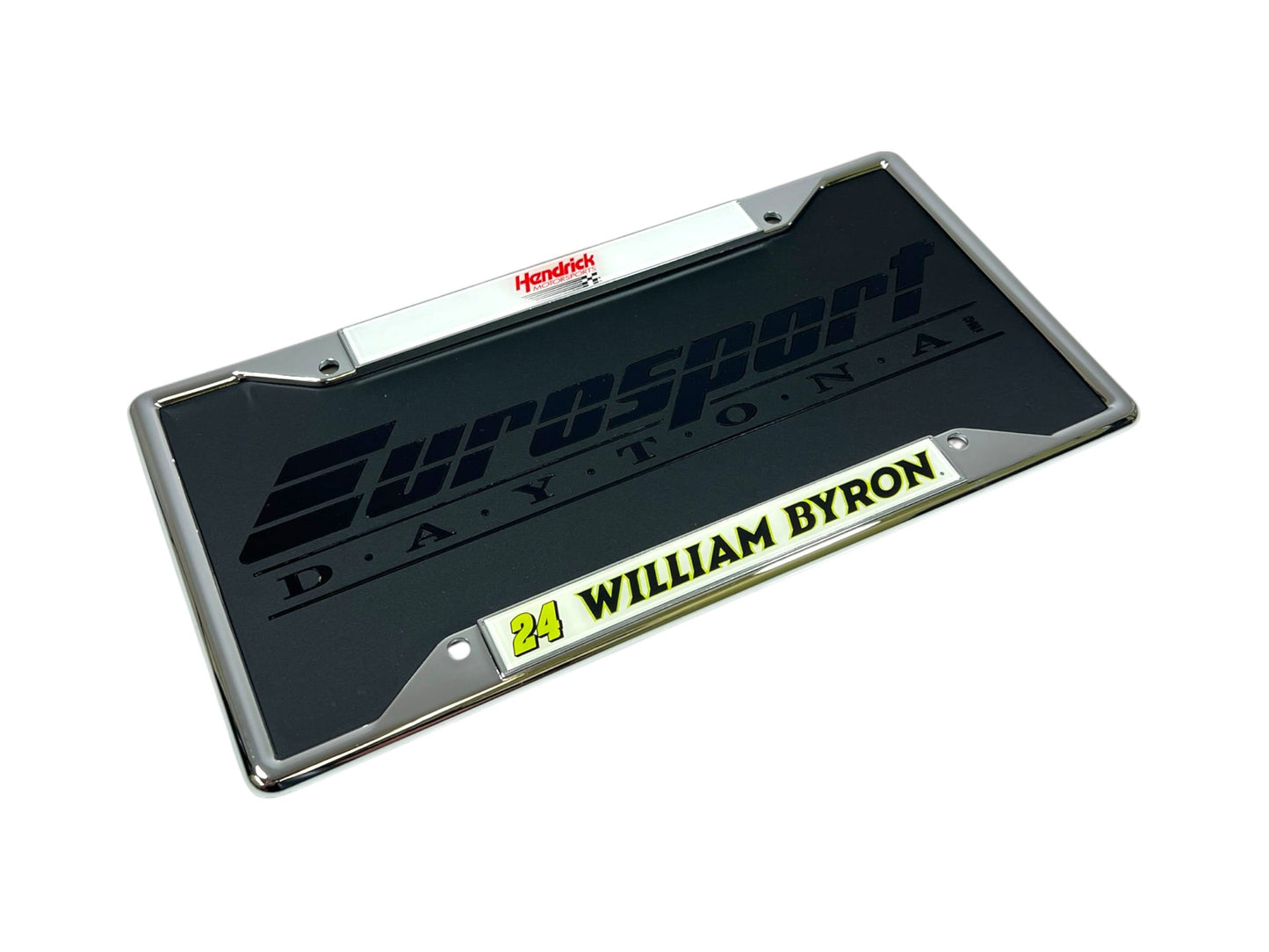 William Byron #24 Raptor Chrome License Plate Frame