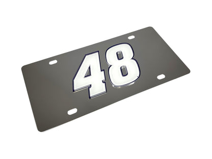 Alex Bowman #48 Ally Stainless Steel License Plate