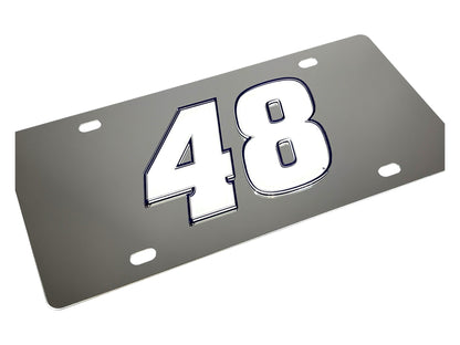 Alex Bowman #48 Ally Stainless Steel License Plate