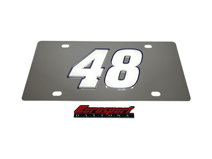 Alex Bowman #48 Ally Stainless Steel License Plate